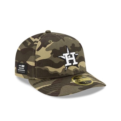 Houston Astros Gorra | New Era MLB Armed Forces Weekend Low Profile 59fifty Fitted Cap Mexico - Verdes